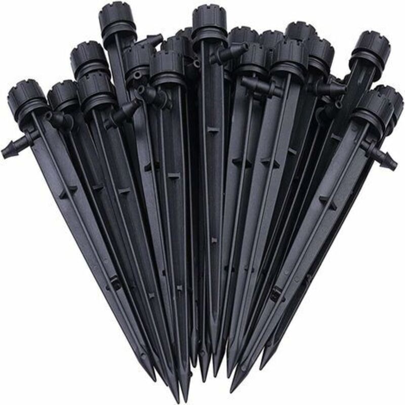 100 Stück Einstellbare Tropfbewässerung Für Schlauchsysteme, Automatische Bewässerung, Mikro-sprinkler-tropfer Für Pflanzen, Gewächshaus, Diy-garten -inhhub