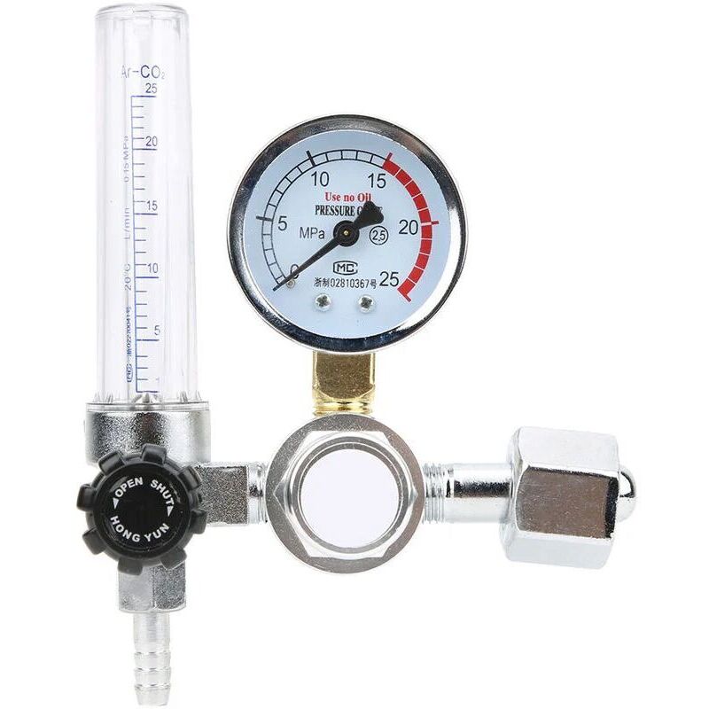Argon Co2 Druckminderer, Argon Co2 Flaschenregler, Druckminderer Und Druckregler Für Argon/co2-gas, Durchflussmesser Für Mig- Und Tig-schweißkontrolle