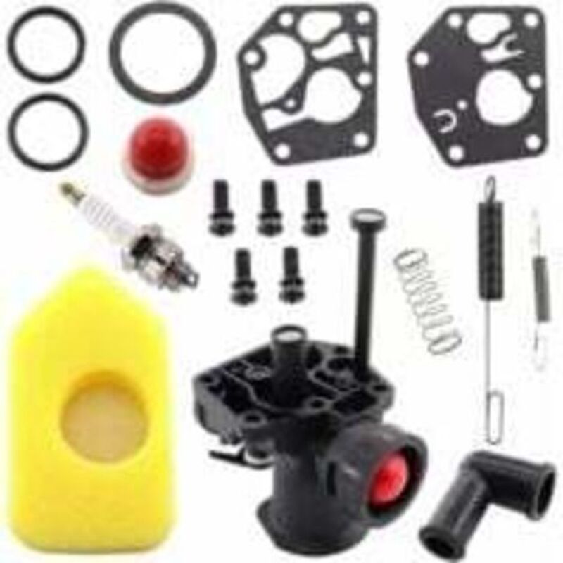 Luftfilter 698369, Reglerfeder 691859 692211 Und Membran 795083 495770, Vergaserkit Für Briggs & Stratton Rasenmäher 499809 498809a 494406