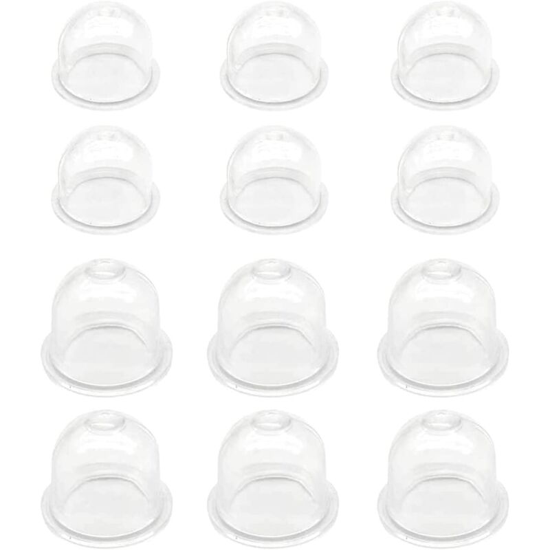 12 Stück Primerpumpe, 19 Mm/22 Mm Vergaser-ölkapsel, Zündkapsel, Kraftstoffpumpe Für Rasenmäher, Freischneider, Benzinsäge, Kettensäge