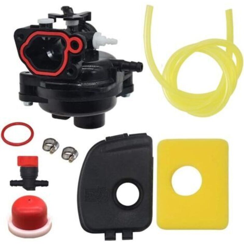 Vergaser-kit Kompatibel Mit Briggs Stratton 799583 593261 595656 591979 591160 Mit Luftfilter 799579, Luftdeckel 595660, Primerbirne 594281 Für Bs
