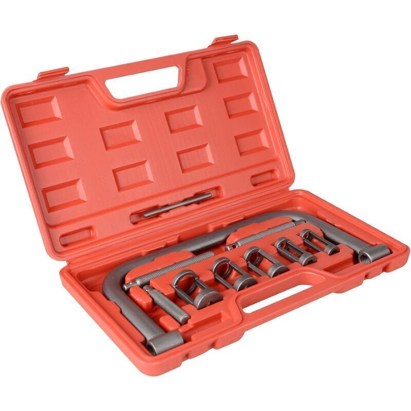 10-teiliges Ventalfeder-kompressor-set, Ventalfederkompressor Mit Ventilheber, Universelles Tragbares Autoreparatur-werkzeugset Für Autos Und Motorräder