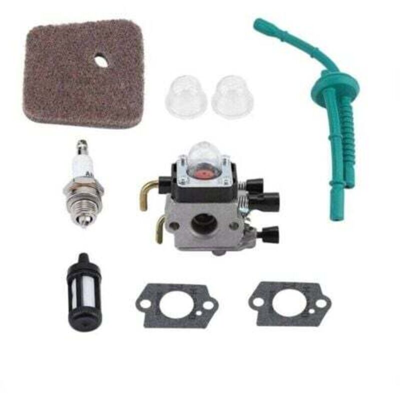 Vergasersatz Für Stihl Fs55 Fs55r Fs55rc Fs38 Km55 Hl45 Km55r Kraftstoffleitungssatz, Luftfiltersatz, Zündkerzensatz