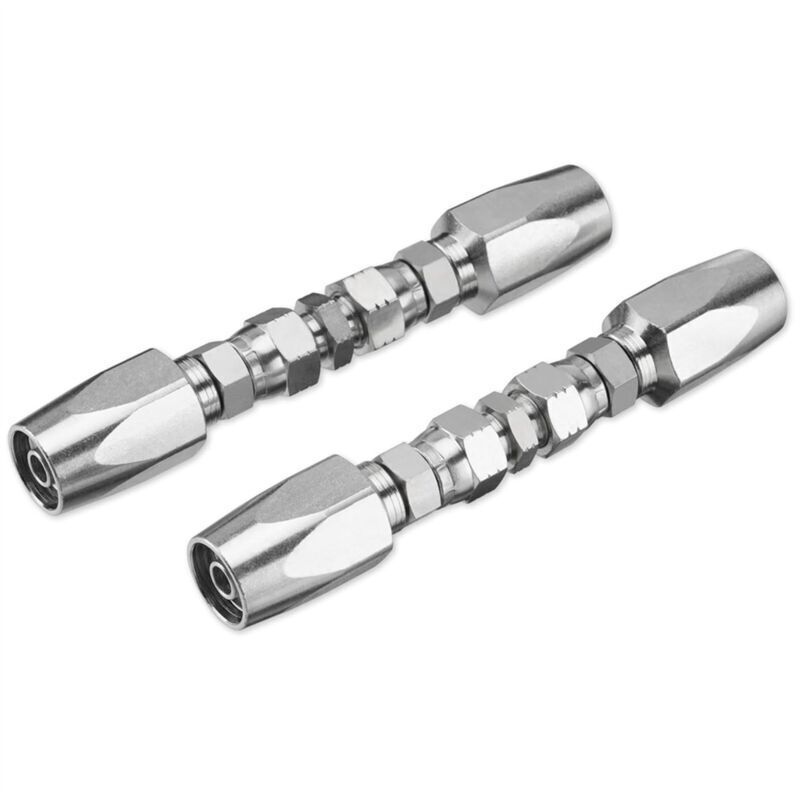 Wiederverwendbares Hydraulikschlauch-reparaturset, 2 Stück, 3/8 Zoll Wiederverwendbarer Zweidraht-anschluss