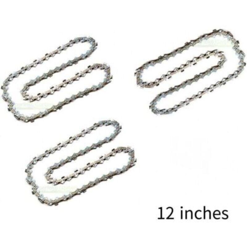 3er-pack Kettensägenketten Für 12-zoll (30 Cm) Schienen, 45 Antriebsglieder, Passend Für Dolmar, Echo, Bosch, Einhell Und Andere