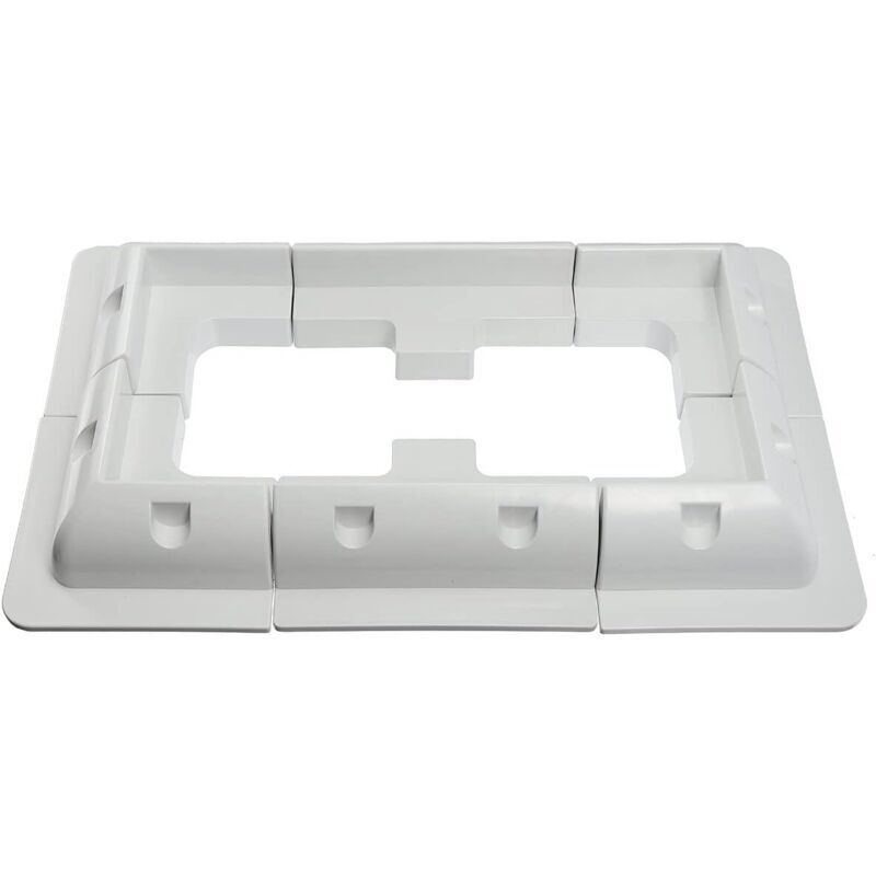 6er-set Halterungen Für Solarmodule – Uv-beständiges Abs-kunststoff – Für Fahrzeugdach, Wohnwagen, Boot, Wohnmobil