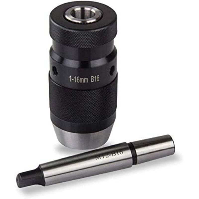 Für Ständerbohrmaschine Mt2-b16 Schlüsselloses Bohrfutter 0,5-16mm Schnellspannvorrichtung Morsekegel Geeignet Für Ständerbohrmaschine, Fräsmaschine, Drehmaschine