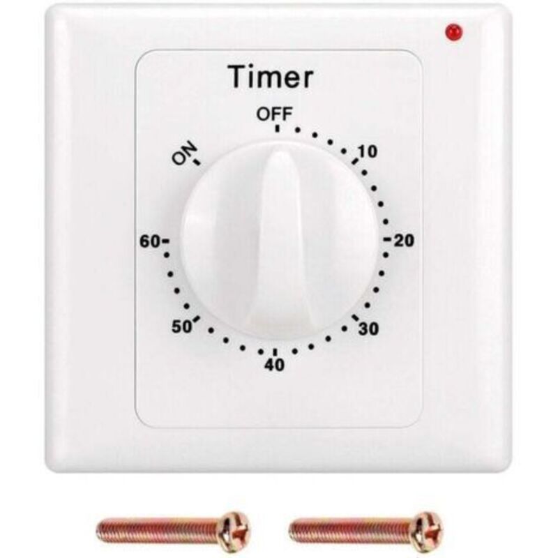 Ac 220 V Zeitschaltuhr Für Pumpe, Hochleistungs-elektronische Steuerung, Mechanischer Countdown-steckdosen-zeitschalter – 60 Min.