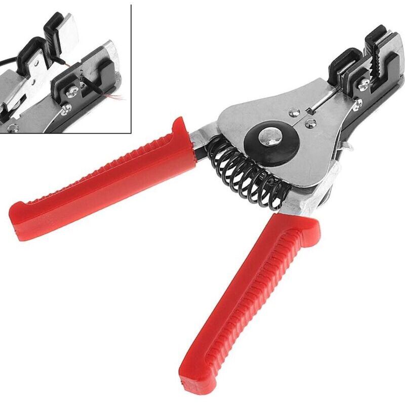 Automatische Abisolierzange 18 Cm – Abisolierkapazität 0,2–3,0 Mm² – Gehärteter Stahl Für Langlebigkeit – Sauberer Und Präziser Schnitt