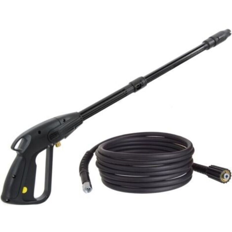 Hochdruckreiniger-pistole M14 Mit 5 M Schlauch – Einstellbare Düse Für Flach- Und Punktstrahl – Druck 160 Bar – Kompatibel Mit Lavor, Makita, Nilfisk - M14x1