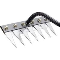 Unkrautjäte, Bodenlockerer, 7-zahn-metall-mehrzweckwerkzeug Für Harte Gräser, Gartenarbeit, Geschenke, Langlebiger Unkrautentferner, Einfach Zu Bedienen, Für Garten, Aussaat, Blumenbeete, Landwirtscha