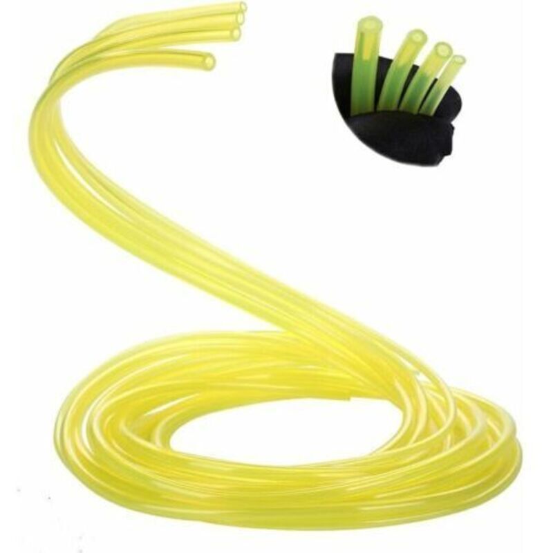 Durite Essence Set 4-teilig Kraftstoffschlauch Benzinschlauch 1,5 Meter Für Kettensäge Rasenmäher Freischneider 2- Und 4-takt-motor (4er Set)