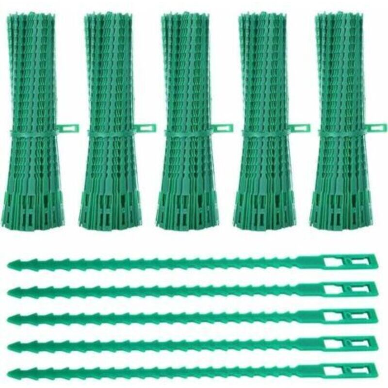 Pflanzenhalterungen, 60er Pack, 23 Cm Lang, Verstellbare Gartenbinder, Weiche Kunststoff-kabelbinder Zur Unterstützung Von Tomatenpflanzen