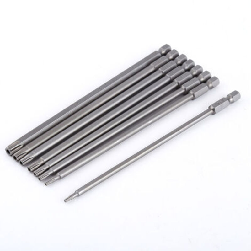 150mm 8-teiliges S2-stahl Sternschraubendreher-bit-set, Magnetische Handwerkzeuge