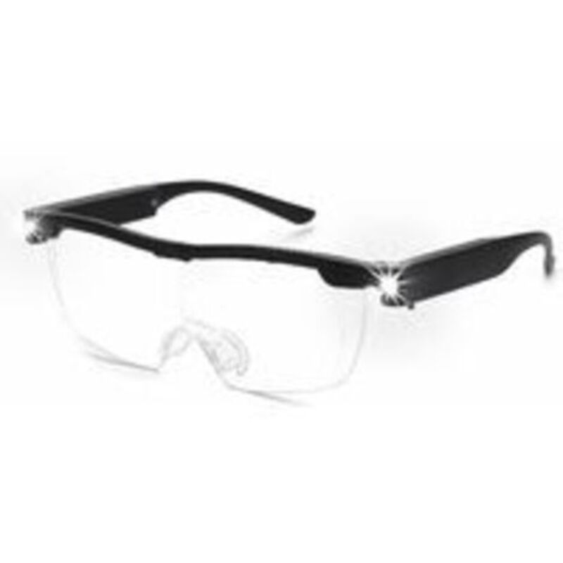 1pc Lupenbrille 160 % Mit Wiederaufladbarem Led-licht - Starke Vergrößerungsbrille - Freihändige Brille Für Naharbeit, Handwerk, Juweliere, Lesen, Freizeit