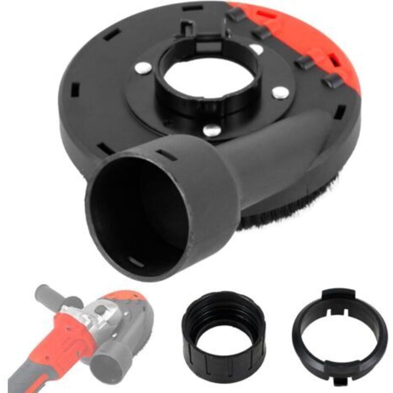 Gotrays – Absaugung Für Winkelschleifer 125 Mm – Reduziert Staub – Kompatibel Mit Modellen 100 Und 125 – Einfache Installation Mit 45-mm-schnittstelle