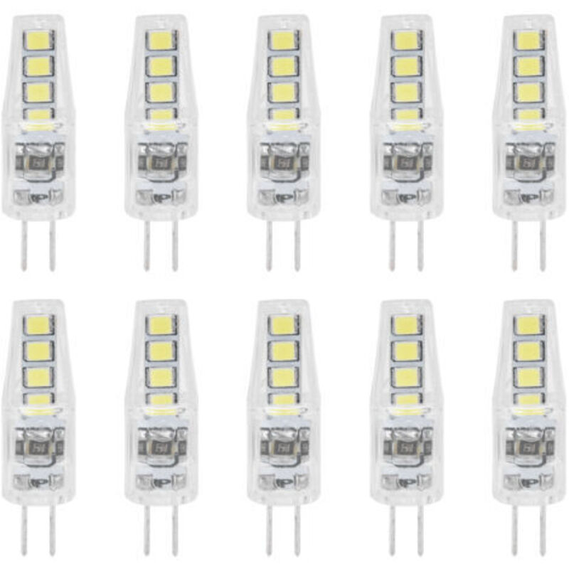 10 Stück G4 8led Licht 2835 Chips Lampe 2w 360 Grad Pc Lampenbirne Für Büro Und Zuhause 220v Weißes Licht
