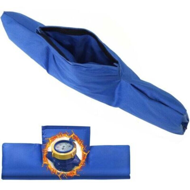 Isolierabdeckung Für Wasserzähler, 55x25cm, Isolierte Abdeckung Für Wasserzähler, Universeller Frostschutz Für Ventile, Verdickte Ventilabdeckung, Winterlicher Rohrschutz