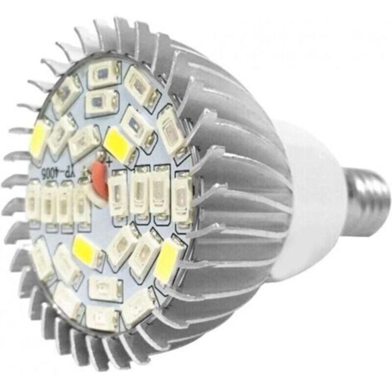 Pflanzenwachstumslampe, Energiesparende Vollspektrum-pflanzenwachstums-glühbirne Aus Aluminium, 28 W