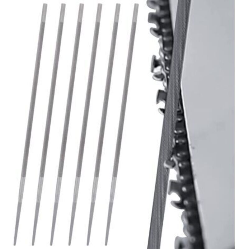 Runde Feilen Für Kettensägen 4,8 Mm 6 Stück Runde Feile Zum Schärfen Zur Reparatur Und Zum Schärfen