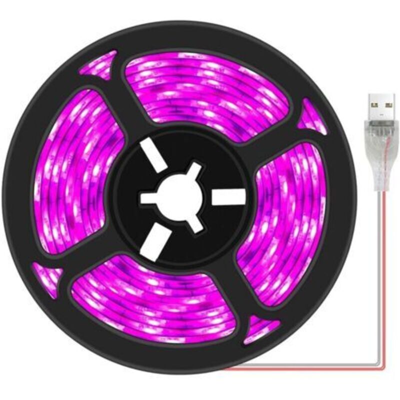 Led-pflanzenwachstumsleuchten - Wasserdicht - Vollspektrum - Für Zimmerpflanzen, Sukkulenten, Hydrokultur - Für Gewächshaus Und Gartenbau - Usb-lichtleisten (3m)