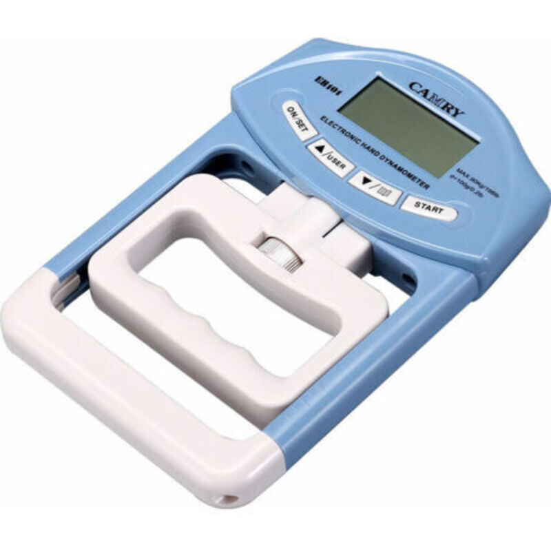 Digitaler Handkraftmesser - Kraftmessung - Automatische Erfassung - Elektronische Griffkraft - 90 Kg - Blau