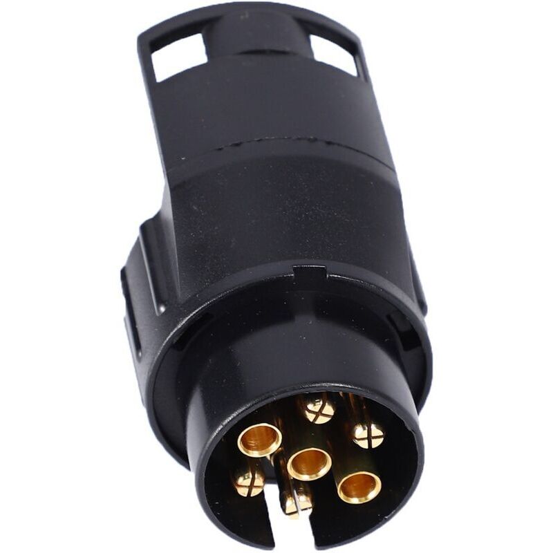 7-poliger Auf 13-poliger Anhängeradapter 12v Für Wohnwagen, Lkw, Elektrische Anhängerkupplung, Typ N, Kunststoff