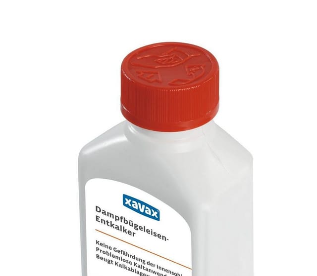 Xavax Entkalker für Dampfbügeleisen Bügeleisenentkalker Entkalker (250 ml, ausreichend für 3 Anwendungen)