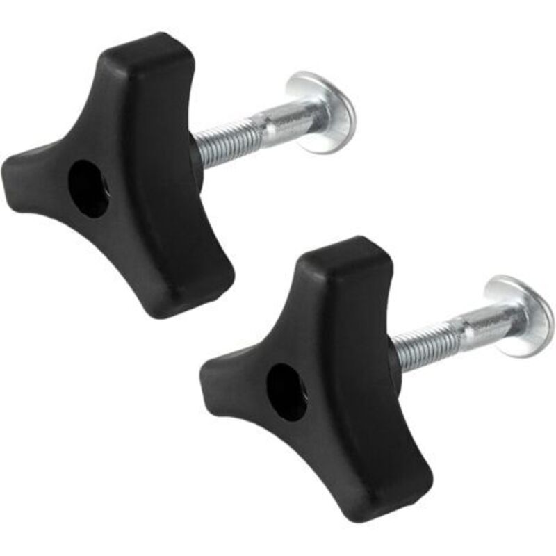2 Sets Aus Muttern Und Schrauben Für Rasenmähergriffe, Befestigungsschraubenset Für Dreieckige Griffe, Ersatzteile