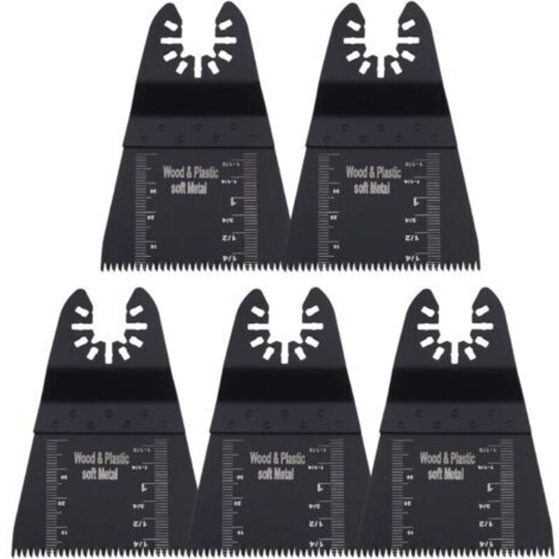Satz Von 5 Oszillierenden Sägeblättern Für Multifunktionswerkzeug, 65 Mm