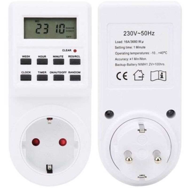 Elektrischer Zeitschalter Mit Lcd-anzeige Tm03--