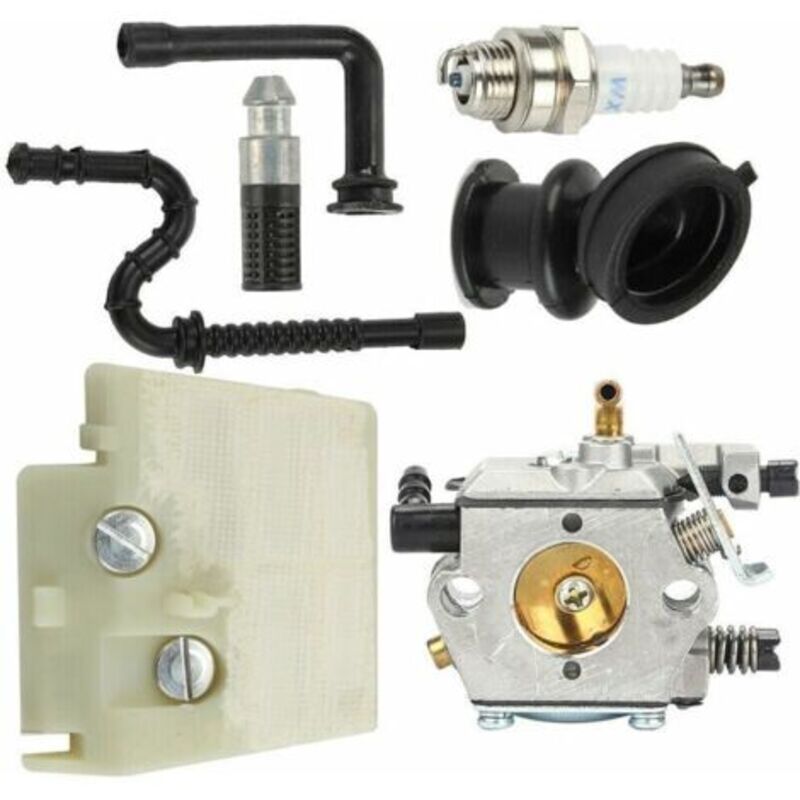 Vergaserkit Stihl 026 Ms260 Ms240 240 – Walbro Wt-194 – Zündkerze Und Luftfilter Inklusive – Einfacher Und Effektiver Austausch