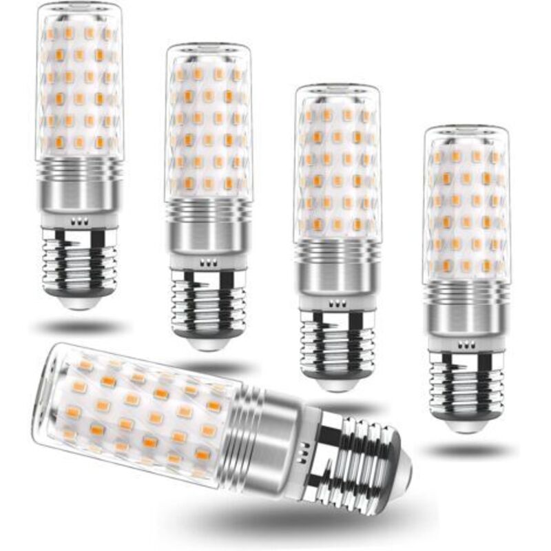 Led-lampe E27 Kaltweiß 6000k 1600lm, Led-innenlampe 16w E27 Entspricht Einer 150w-halogenlampe, Ac 220-240v, Nicht Dimmbar, Große Led-maiskolbenlampe E27 Mit Schraubmontage, 4er-pack