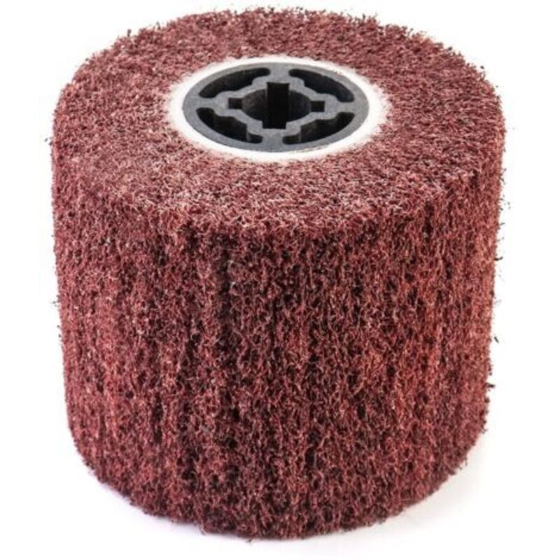 Schleifbürste Aus Synthetischen Fasern Für Außenrenovierer, Ø120x100x19mm, Körnung 80