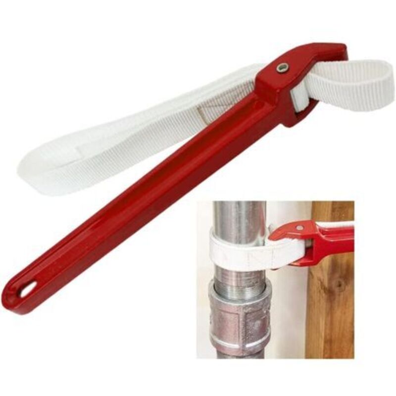 Verstellbarer Riemen-schlüssel, Universal-ölfilter-schlüssel Mit Rutschfestem Griff, 30 Cm, Bandlänge 85 Cm, Langlebiger Riemen-schlüssel, Einfach Zu Verwenden Für Ölfilter, Gartenschläuche Und Wasser