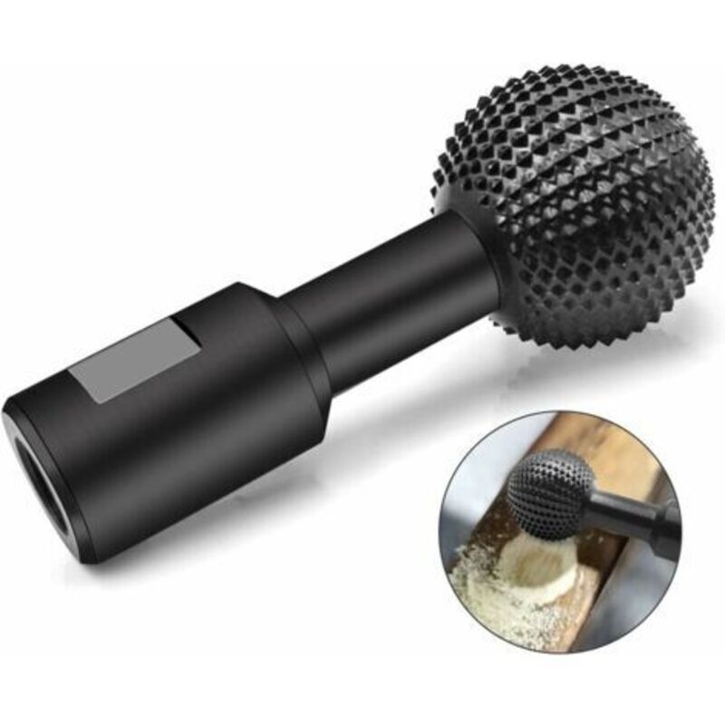 Rotierender Kugelfräser, 10 Mm/14 Mm, Aus Kohlenstoffstahl Für Holzschnitzerei, Polieren, Gravur, Bohrer, Schleifkopf Für Winkelschleifer 100/115/125 (14 Mm)
