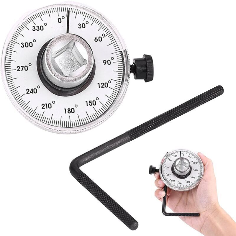 1/2" Drehmoment-winkelmesser, Einstellbarer 360-grad-antriebswinkel Für Die Autoreparatur