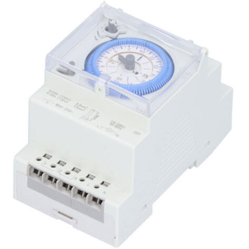 Mechanischer Zeitschalter 15 Minuten – Ac110-230v – 16a Belastbarkeit – Bis Zu 48 Programmierungen – Für Automatische Stromsteuerung