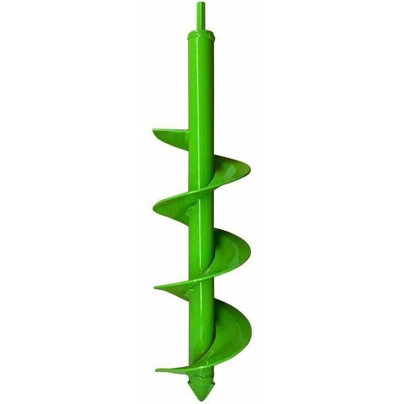Garten-bohrer Für Erdlochbohrer, Robuster Spiralbohrkopf Mit Sechskantigem Edelstahl-schaft, 10 Cm X 40 Cm, Praktisches Pflanzwerkzeug Für Blumen