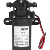 Dc12v Membranpumpe 36w 73psi Durchfluss 3,5 L/min Korrosionsbeständig Für Bewässerung Und Landwirtschaftliches Sprühen