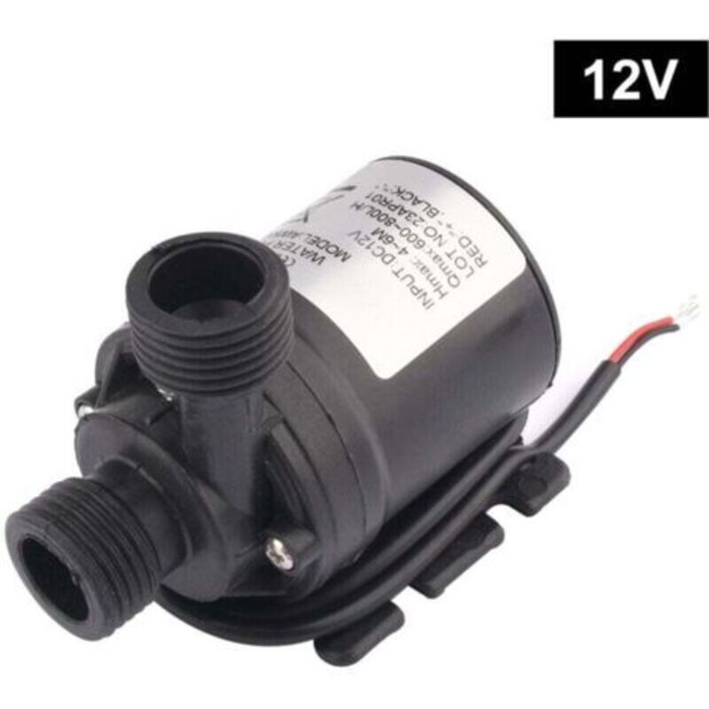 12v Wasserpumpe, Bürstenlose Tauchwasserpumpe Für Die Wasserzirkulation In Solarbrunnen, Aquarien, Teichen Und Becken