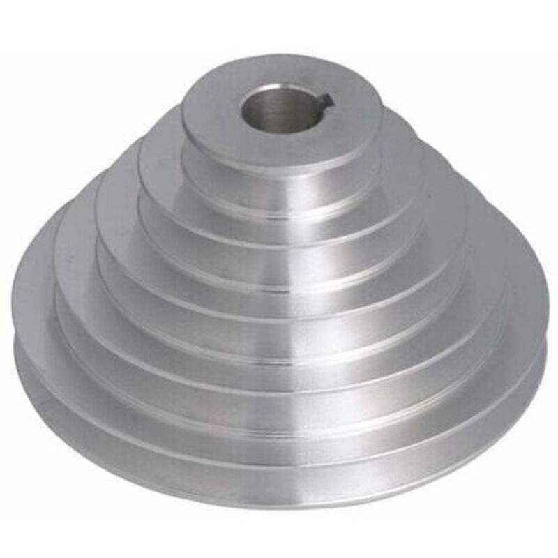 Aluminium-riemenscheibe Mit 5 Rillen – Innendurchmesser 19 Mm – Außendurchmesser 54–150 Mm – Für Keilriemen Typ A