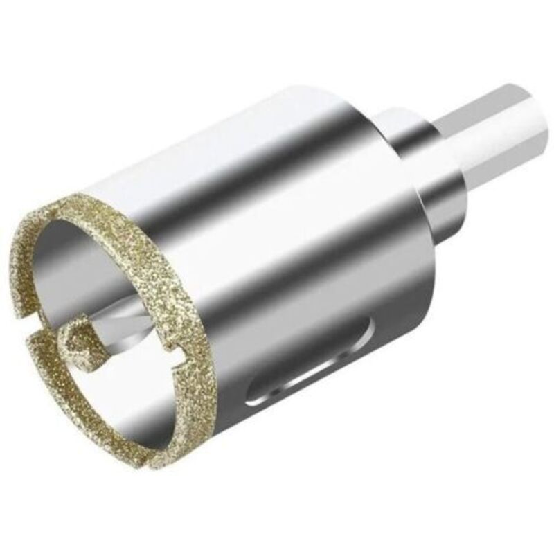 Diamant-bohrkrone 40 Mm Mit Zentrierbohrer, Diamant-fliesenbohrkrone Mit Diamantbeschichtung, Diamant-kronenbohrer Für Glas, Fliesen, Keramik, Marmor, Granit - Rapanda
