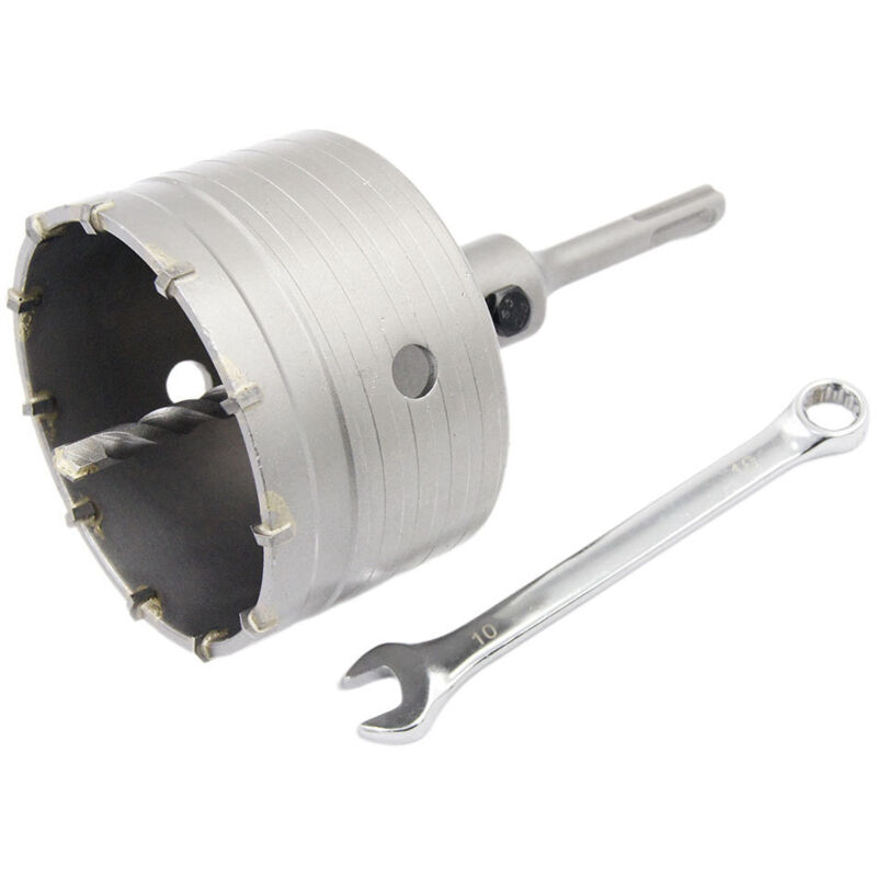 Kernbohrer 110 Mm – Sds-plus-adapter – Für Ziegel, Zement Und Stein – Sauberer Schnitt Ohne Vibrationen