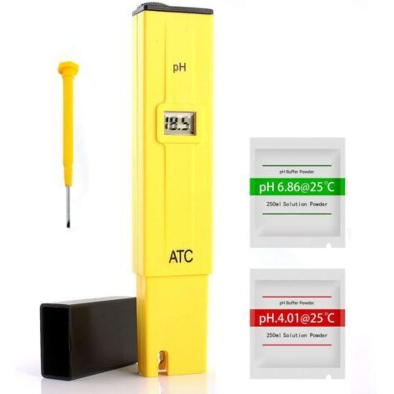Digitales Ph-meter, Professioneller Elektrischer Taschen-ph-tester, Digitales Wasser-ph-messgerät Für Hydrokultur Mit Lcd-display, Automatische Kalibrierungsfunktion Und Messbereich Von 0,00 Bis 14,00