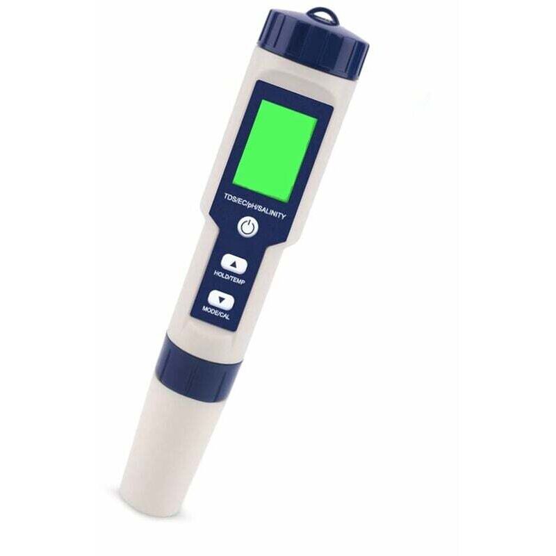 Ph-meter, 5-in-1 Ph/tds/ec/orp/temperaturmessgerät, Wasserqualitätsmonitor Für Pools, Hydrokultur, Trinkwasser Und Aquarien