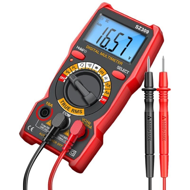 Kapazitätsmesser, Resistiv, Intelligenter Kapazitätsmesser, Lcd-multimeter Mit 1999 Punkten Und Hintergrundbeleuchtung, Präzise Messung, Multimeter Für Haushaltsgeräte