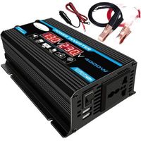 12v 220v Reiner Sinuswandler 4000w Wechselrichter Mit Reinem Sinuswellen-transformator, Fernbedienung Und Doppelten Ac-steckdosen Für Wohnmobile, Autos Und Lastwagen