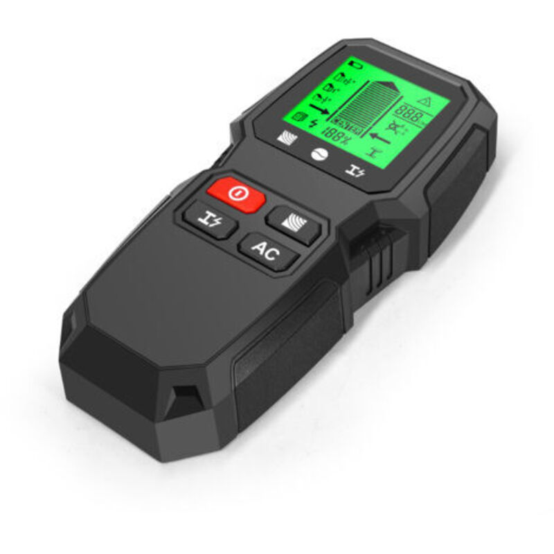 5-in-1-wandscanner Mit Hd-lcd-bildschirm Zur Erkennung Von Holz, Metall Und Kabeln. Mit Warnfunktion.