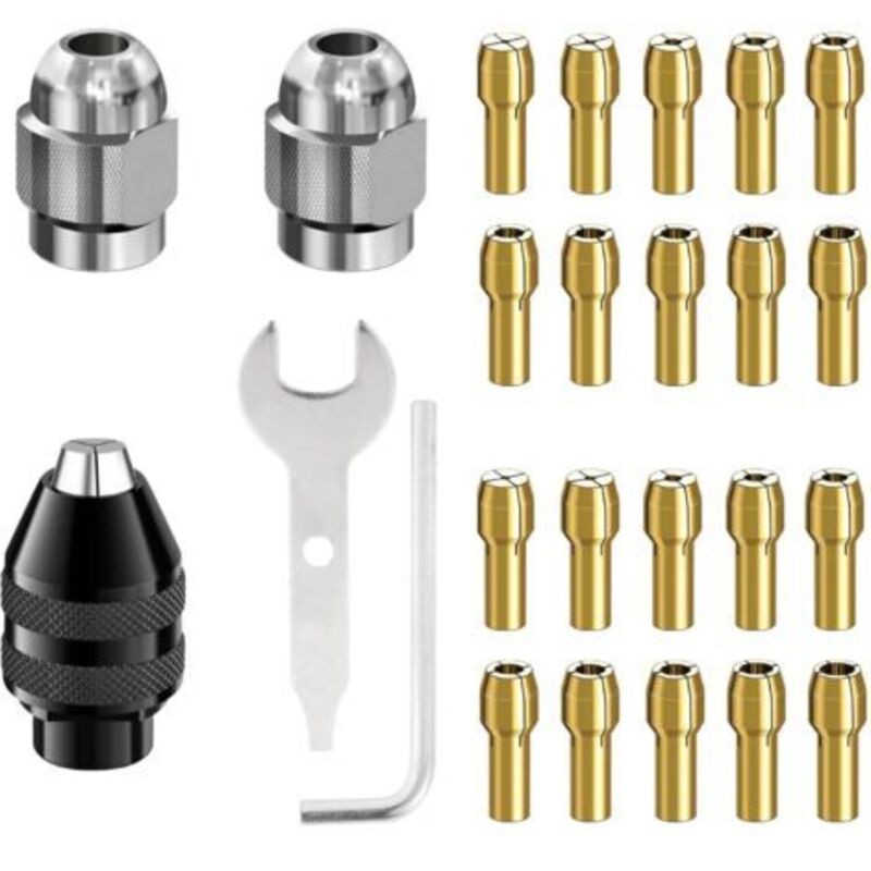 Spannfutter, Messingzange, Feste Zange, 20 Stück, Bohrerkopf, Sds-adapter, Selbstspannendes Spannfutter, Präzises Messing-spannfutter Mit Schnellverschluss, Spannwerkzeug